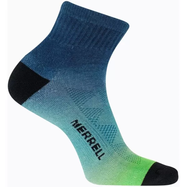 imageMerrell Mens and Womens MOAB Hiking Mid Cushion Socks  Moisture Wicking ampamp Arch SupportAnkle  Blue