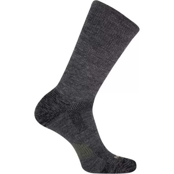 imageMerrell Unisex Adult Mens and Womens Moab Speed Lightweight Hiking Socks  Sustainable Coolmax EcomadeCharcoal Heather