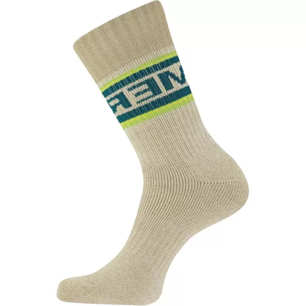 imageMerrell unisexadult Brushed Cushion Thermal Crew Socks Cushioned Soft Inner LayerGreen Logo
