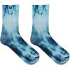imageMerrell Mens and Womens Trail Running Lightweight SocksUnisex AntiSlip Heel and Breathable Mesh ZonesMid Crew  Blue