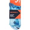 imageMerrell Mens and Womens Trail Running Lightweight SocksUnisex AntiSlip Heel and Breathable Mesh ZonesMid Crew  Blue