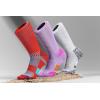 imageMerrell Mens and Womens Trail Running Lightweight SocksUnisex AntiSlip Heel and Breathable Mesh ZonesMid Crew  Red