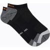 imageMerrell Mens and Womens Trail Running Lightweight SocksUnisex AntiSlip Heel and Breathable Mesh ZonesNo Show  Black