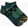 imageMerrell Mens and Womens Trail Running Lightweight SocksUnisex AntiSlip Heel and Breathable Mesh ZonesNo Show  Green Camo