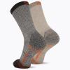 imageMerrell Unisex Adult Mens and Womens Performance Safety Toe Crew Socks  2 Pair Pack  Moisture Management ampamp Blister Prevention