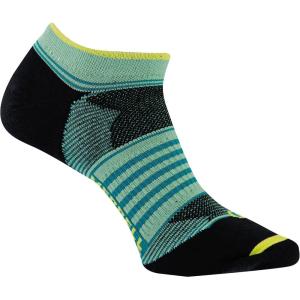 imageMerrell Mens and Womens Trail Running Lightweight SocksUnisex AntiSlip Heel and Breathable Mesh ZonesNo Show  Green