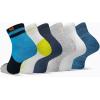 imageMerrell Mens and Womens Recycled Cushioned Ankle Socks6 ampamp 12 PairsHiking Arch SupportBlue Assorted 6 Pairs