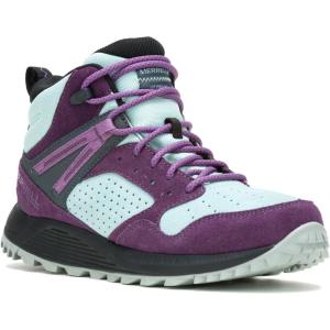 imageMerrell Womens Wildwood Mid Leather Waterproof Hiking BootFrost Blue