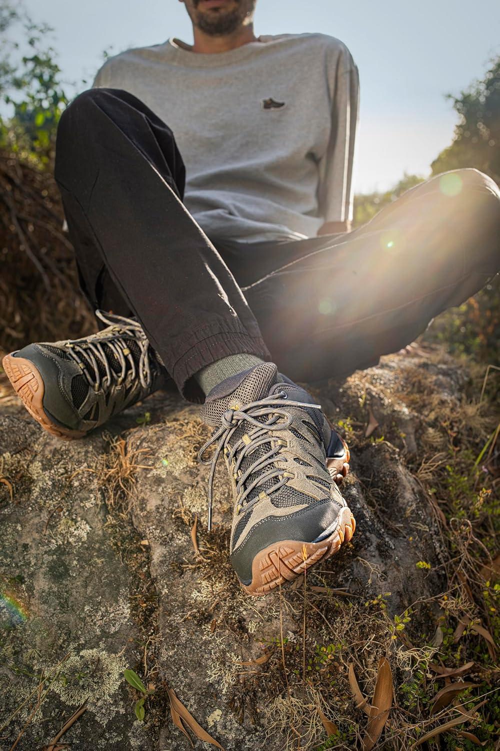 imageMerrell unisexadult Mens and Womens Moab Hiking Mid Cushion Socks  Moisture Wicking ampamp Arch SupportAnkle  Tie Dye Blue