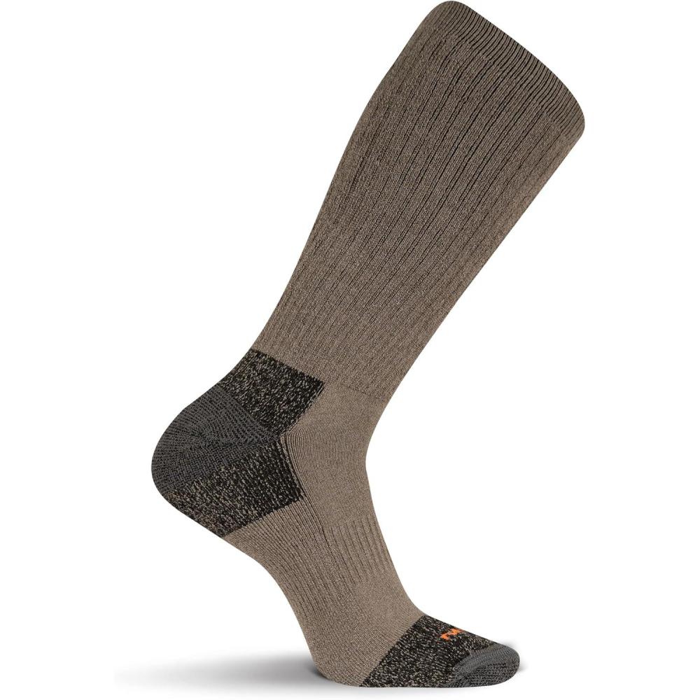 imageMerrell unisexadult Mens and Womens Moab Hiking Mid Cushion Socks  Moisture Wicking ampamp Arch SupportCrew  Olive