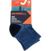 imageMerrell unisexadult Mens and Womens Moab Hiking Mid Cushion Socks  Moisture Wicking ampamp Arch SupportAnkle  Blue