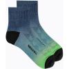 imageMerrell unisexadult Mens and Womens Moab Hiking Mid Cushion Socks  Moisture Wicking ampamp Arch SupportAnkle  Blue