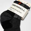 imageMerrell unisexadult Mens and Womens Moab Hiking Mid Cushion Socks  Moisture Wicking ampamp Arch SupportAnkle  Charcoal
