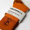 imageMerrell unisexadult Mens and Womens Moab Hiking Mid Cushion Socks  Moisture Wicking ampamp Arch SupportCrew  Orange