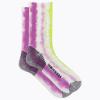 imageMerrell unisexadult Mens and Womens Moab Hiking Mid Cushion Socks  Moisture Wicking ampamp Arch SupportCrew  Tie Dye Pink