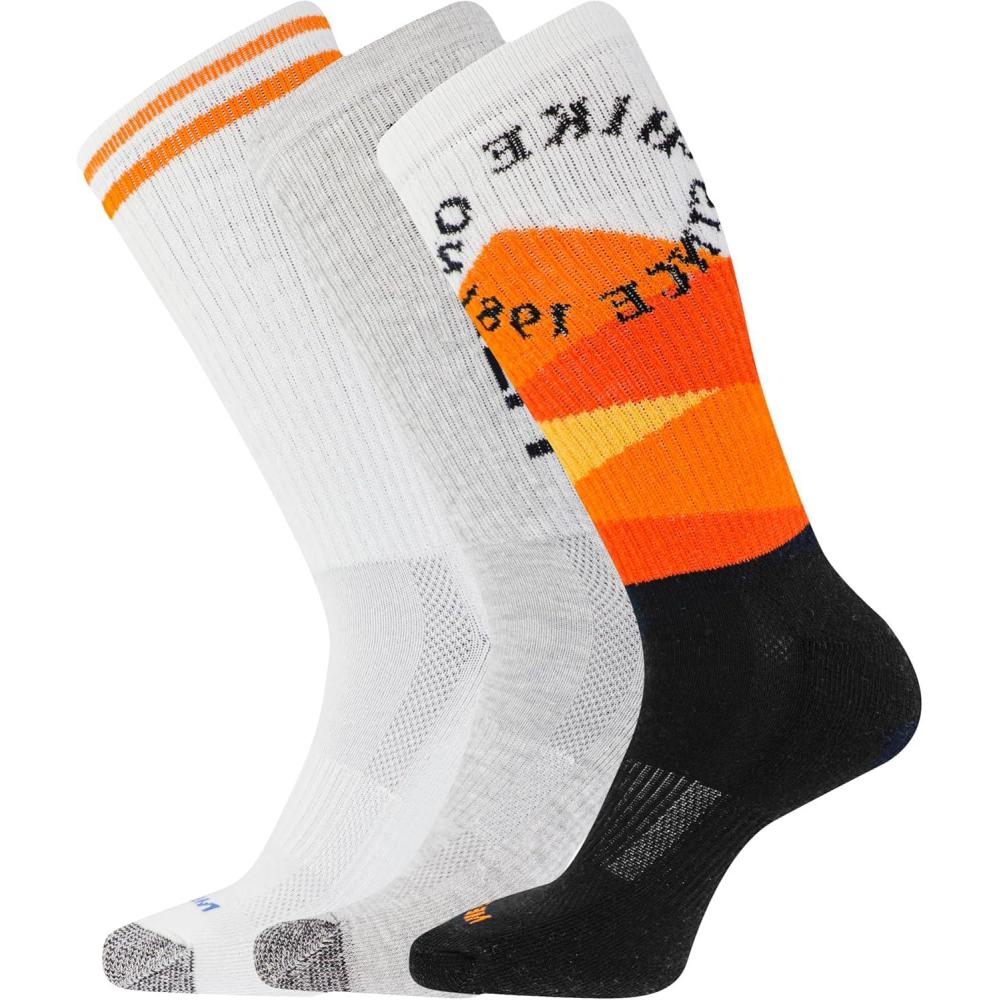 imageMerrell unisexadult Mens and Womens Recycled Everyday Half Cushion Crew Socks  3 Pairs  Breathable HikingBlack Hike on