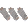 imageMerrell Mens and Womens Cushioned Cotton Low Cut Tab Socks3 ampamp 6 PairsBreathable Mesh Comfort ZonesGray