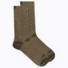 imageMerrell Mens and Womens Merino Wool Tactical Crew SocksArch Support ampamp Moisture ManagementBrown