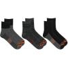 imageMerrell Mens and Womens Merino Wool Work Socks3 Pair PackArch SupportCharcoal