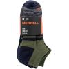 imageMerrell unisexadult Mens and Womens Cushioned Midweight Low Cut Socks  4 ampamp 12 Pairs  Moisture WickingBlue 4 Pairs