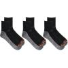 imageMerrell unisexadult Mens and Womens Lightweight Work Ankle Socks  3 Pairs  Repreve With Durable ReinforcementBlack
