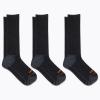 imageMerrell unisexadult Mens and Womens Recycled Everyday Half Cushion Crew Socks  3 Pairs  Breathable HikingBlack