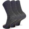 imageMerrell unisexadult Mens and Womens Recycled Everyday Half Cushion Crew Socks  3 Pairs  Breathable HikingBlack
