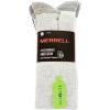 imageMerrell unisexadult Mens and Womens Recycled Everyday Half Cushion Crew Socks  3 Pairs  Breathable HikingGray Assorted