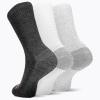 imageMerrell unisexadult Mens and Womens Recycled Everyday Half Cushion Crew Socks  3 Pairs  Breathable HikingGray Assorted