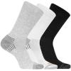 imageMerrell unisexadult Mens and Womens Recycled Everyday Half Cushion Crew Socks  3 Pairs  Breathable HikingGray Assorted