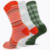 imageMerrell unisexadult Mens and Womens Recycled Everyday Half Cushion Crew Socks  3 Pairs  Breathable HikingHoliday Assorted