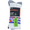 imageMerrell unisexadult Mens and Womens Recycled Everyday Half Cushion Crew Socks  3 Pairs  Breathable HikingLavender Assorted