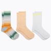 imageMerrell unisexadult Mens and Womens Recycled Everyday Half Cushion Crew Socks  3 Pairs  Breathable HikingPeach Assorted