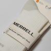 imageMerrell unisexadult Mens and Womens Trail Running Lightweight Socks  Antislip Heel and Breathable MeshCrew  White
