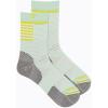 imageMerrell unisexadult Mens and Womens Trail Running Lightweight Socks  Antislip Heel and Breathable MeshMid Crew  Aqua