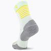 imageMerrell unisexadult Mens and Womens Trail Running Lightweight Socks  Antislip Heel and Breathable MeshMid Crew  Aqua