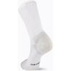 imageMerrell unisexadult Mens and Womens Trail Running Lightweight Socks  Antislip Heel and Breathable MeshMid Crew  White