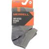 imageMerrell unisexadult Mens and Womens Trail Running Lightweight Socks  Antislip Heel and Breathable MeshNo Show  Gray