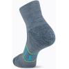 imageMerrell unisexadult Mens and Womens Zoned Cushioned Wool Hiking Ankle Socks  Breathable Arch SupportGrayBlue