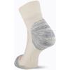 imageMerrell unisexadult Mens and Womens Zoned Cushioned Wool Hiking Ankle Socks  Breathable Arch SupportWhisper White
