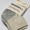 imageMerrell unisexadult Mens and Womens Zoned Cushioned Wool Hiking Ankle Socks  Breathable Arch SupportWhisper White