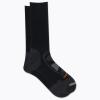 imageMerrell unisexadult Mens and Womens Zoned Cushioned Wool Hiking Crew Socks  Breathable Arch SupportBlack