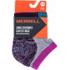 imageMerrell unisexadult Mens and Womens Zoned Cushioned Wool Hiking Socks  1 Pair Pack  Breathable Unisex Arch SupportBurgundy