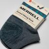 imageMerrell unisexadult Mens and Womens Zoned Cushioned Wool Hiking Socks  1 Pair Pack  Breathable Unisex Arch SupportGrayBlue