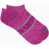 imageMerrell unisexadult Mens and Womens Zoned Cushioned Wool Hiking Socks  1 Pair Pack  Breathable Unisex Arch SupportPink