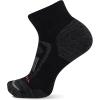 imageMerrell unisexadult Mens and Womens Zoned Cushioned Wool Hiking Ankle Socks  Breathable Arch SupportBlack