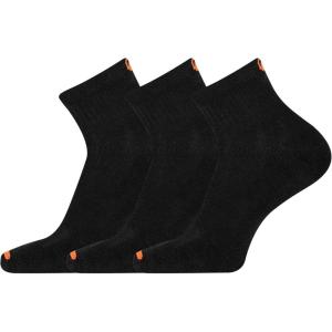 imageMerrell Mens and Womens Cushioned Cotton Ankle Socks3 ampamp 6 PairsBreathable Mesh Comfort ZonesBlack