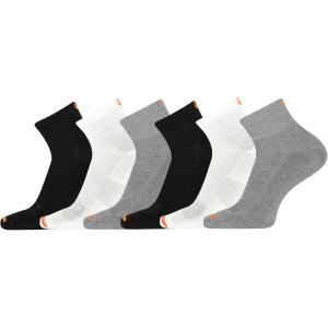 imageMerrell Mens and Womens Cushioned Cotton Ankle Socks3 ampamp 6 PairsBreathable Mesh Comfort ZonesBlack Assorted 6 Pairs