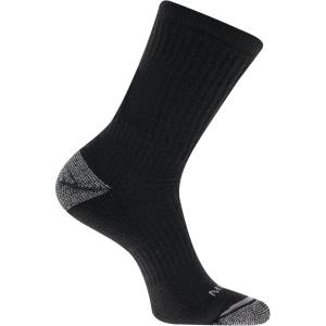 imageMerrell Mens and Womens Merino Wool Tactical Crew SocksArch Support ampamp Moisture ManagementBlack
