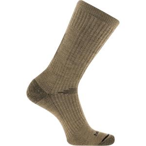imageMerrell Mens and Womens Merino Wool Tactical Crew SocksArch Support ampamp Moisture ManagementBrown